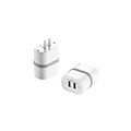 Conair® LectronicSmart™ Dual-USB Wall Charger; White