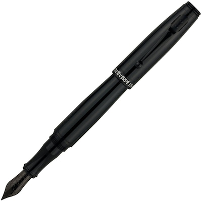 Monteverde® Invincia™ Color Fusion Fountain Pen, Broad Nib, Stealth Black