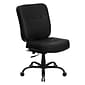 Belnick Hercules™ Series Leather Office Chair with Extra Wide Seat, Black