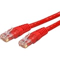 Startech 50 Cat 6 Molded RJ45 UTP Gigabit Cat6 Patch Cable; Red