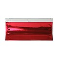 JAM Paper® #10 Business Foil Envelopes with Self-Adhesive Closure, 4.125 x 9.5, Red, 100/Pack (01323307B)
