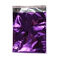 JAM Paper® 10 x 13 Open End Foil Envelopes with Self-Adhesive Closure, Purple, 25/Pack (1323295)
