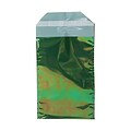 JAM Paper® 5.25 x 8 Open End Foil Envelopes with Self-Adhesive Closure, Green Metallic, 100/Pack (01323270B)