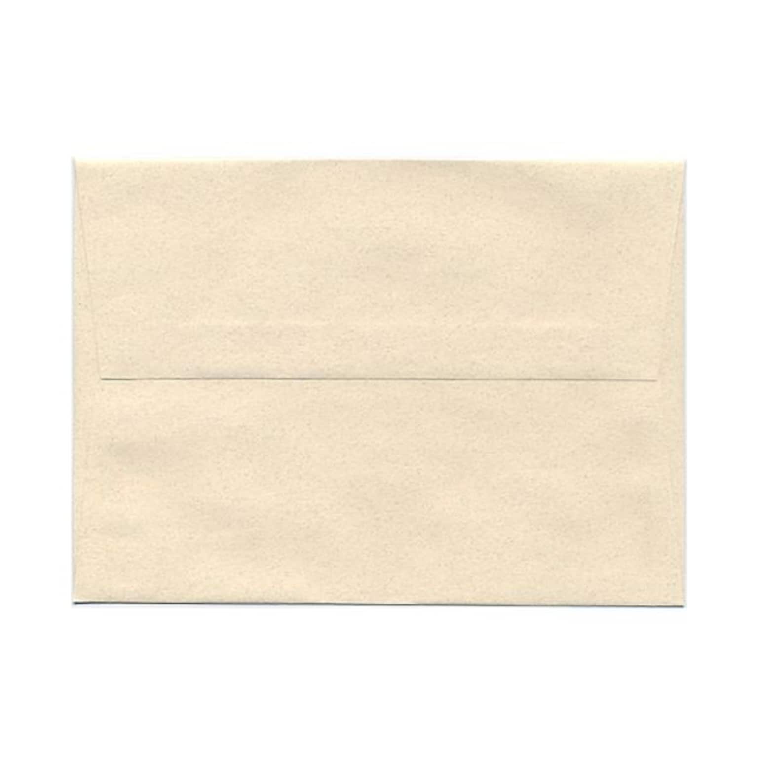 JAM Paper® A7 Passport Invitation Envelopes, 5.25 x 7.25, Gypsum Recycled, 25/Pack (CPPT703)