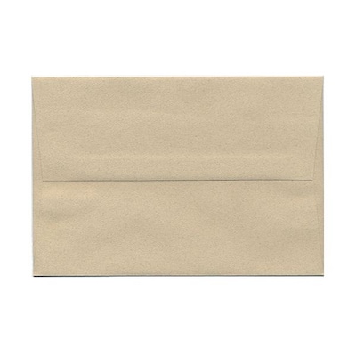 JAM Paper® A8 Passport Invitation Envelopes, 5.5 x 8.125, Sandstone Brown Recycled, Bulk 1000/Carton (83728B)