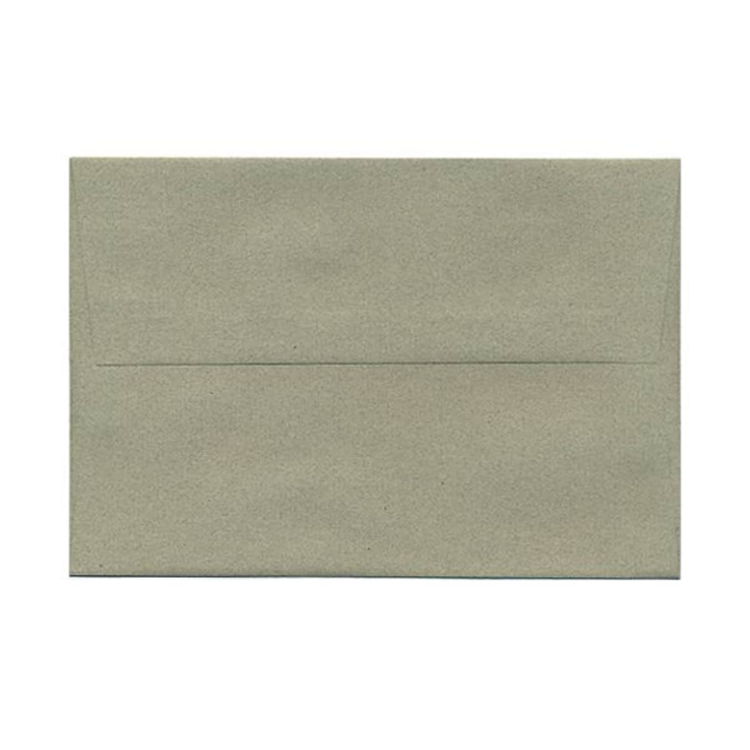 JAM Paper® A8 Passport Invitation Envelopes, 5.5 x 8.125, Sage Green Recycled, 25/Pack (49181)