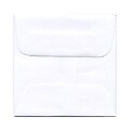JAM Paper 2.375 x 2.375 Mini Square Envelopes, White, 25/Pack (3993004)