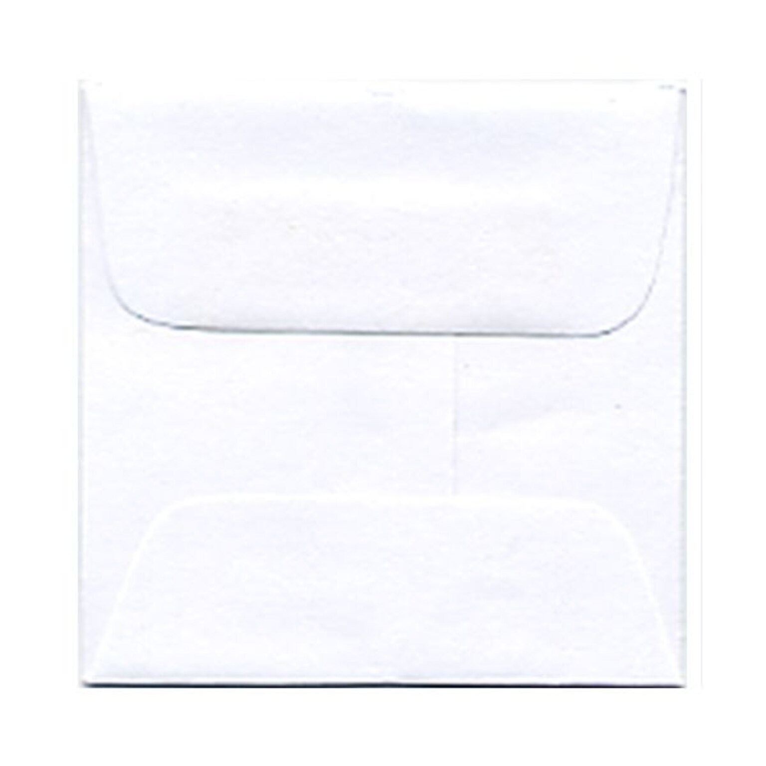 JAM Paper 2.375 x 2.375 Mini Square Envelopes, White, 25/Pack (3993004)