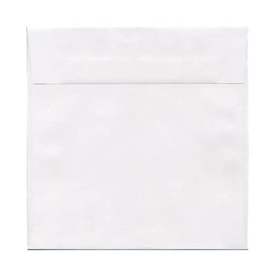 JAM Paper® 8 x 8 Square Invitation Envelopes, White, 100/Pack (03992315B)