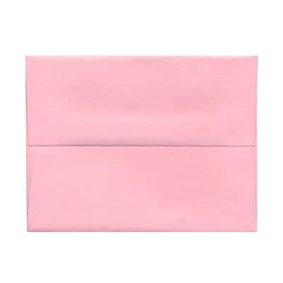 JAM Paper A2 Invitation Envelopes, 4.375 x 5.75, Baby Pink, 25/Pack (155623)