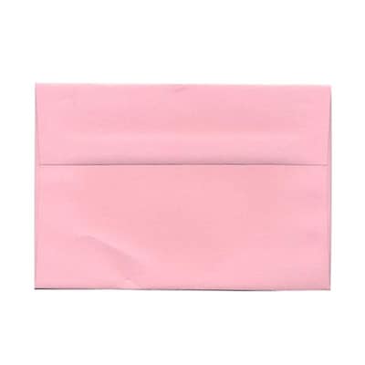 JAM Paper A9 Invitation Envelopes, 5.75 x 8.75, Baby Pink, 25/Pack (155698)