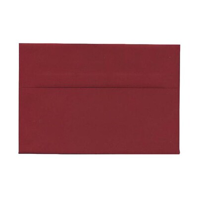 JAM Paper A8 Invitation Envelopes, 5.5 x 8.125, Dark Red, 25/Pack (31511319)