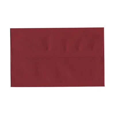 JAM Paper® A10 Invitation Envelopes, 6 x 9.5, Dark Red, 25/Pack (157468)