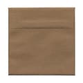 JAM Paper® 5.5 x 5.5 Square Invitation Envelopes, Brown Kraft Paper Bag, 25/Pack (46317108)