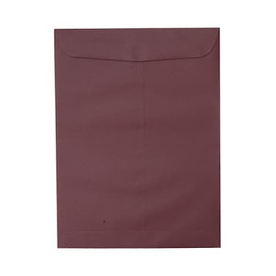 JAM Paper 10 x 13 Open End Catalog Envelopes, Burgundy, 100/Pack (21285782)