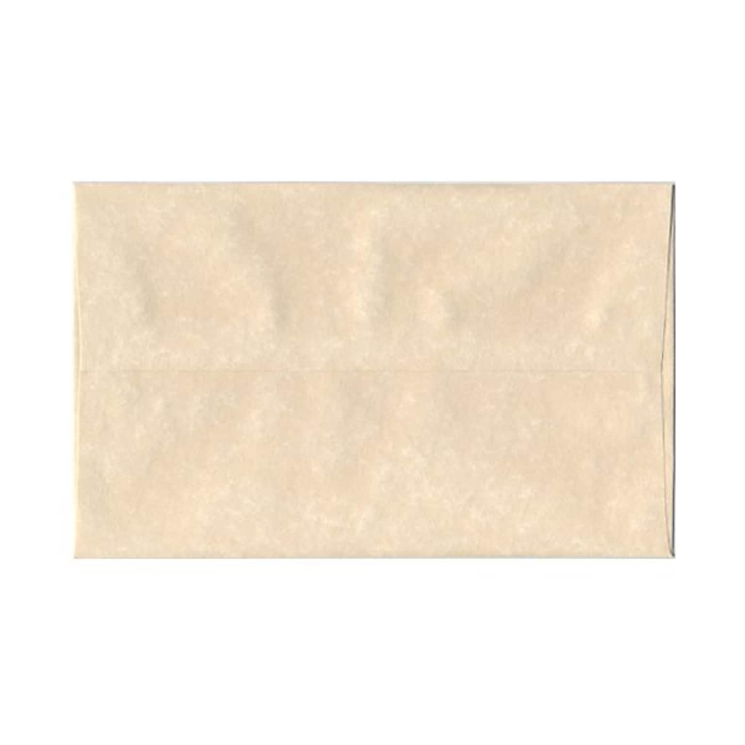 JAM Paper A10 Parchment Invitation Envelopes, 6 x 9.5, Natural Recycled, 25/Pack (47876)
