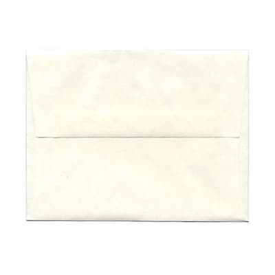 JAM Paper® A2 Parchment Invitation Envelopes, 4.375 x 5.75, White Recycled, 25/Pack (12664)