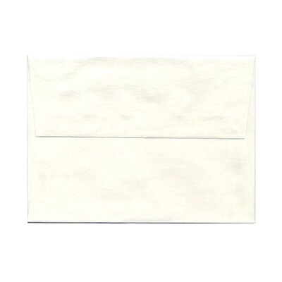 JAM Paper A6 Parchment Invitation Envelopes, 4.75 x 6.5, White Recycled, 25/Pack (56309)