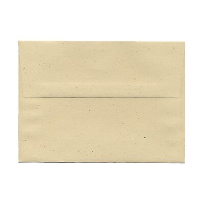 JAM Paper® A7 Recycled Invitation Envelopes, 5.25 x 7.25, Genesis Husk, 25/Pack (3206)