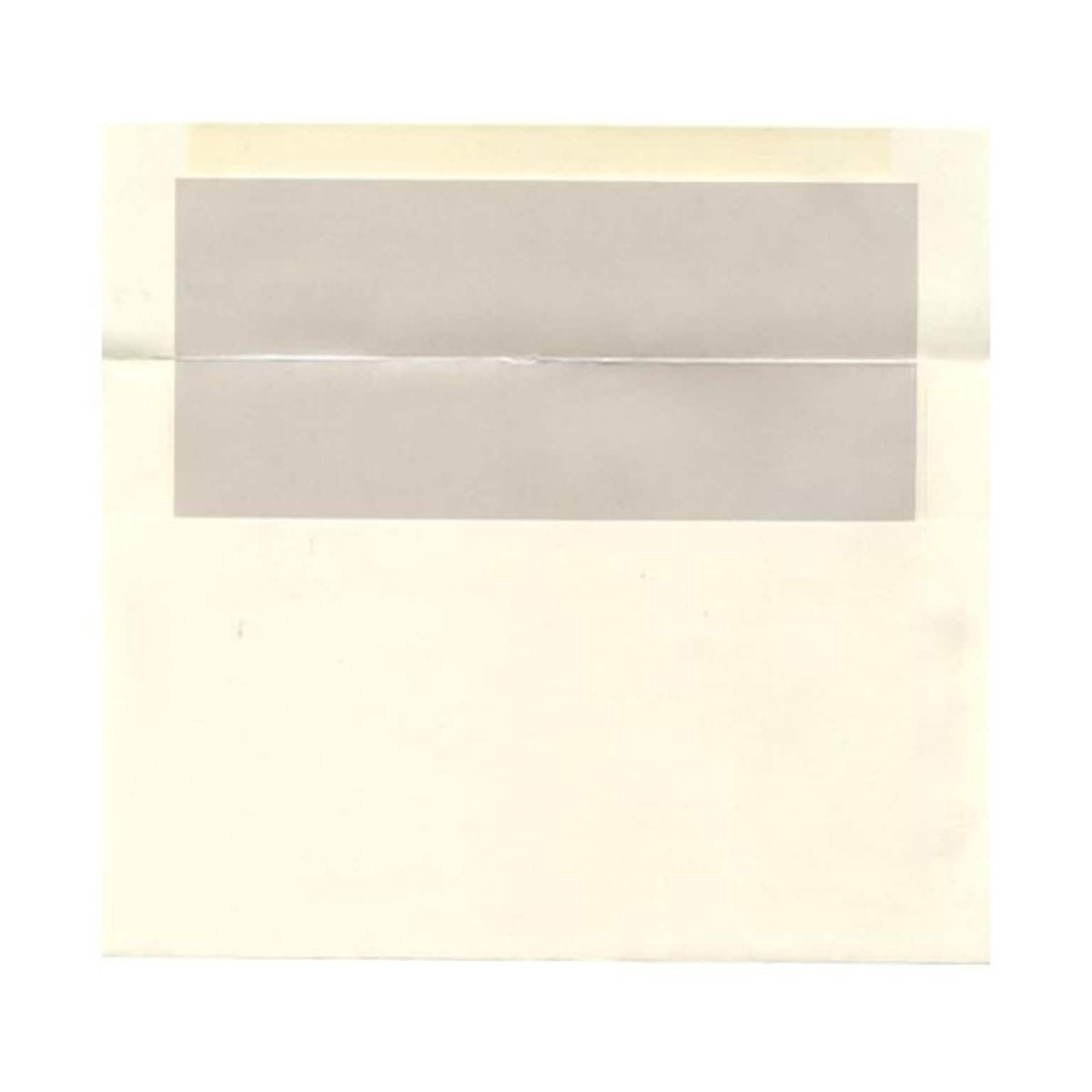 JAM Paper A9 Foil Lined Invitation Envelopes, 5.75 x 8.75, Ivory with Ivory Foil, 25/Pack (532412544)