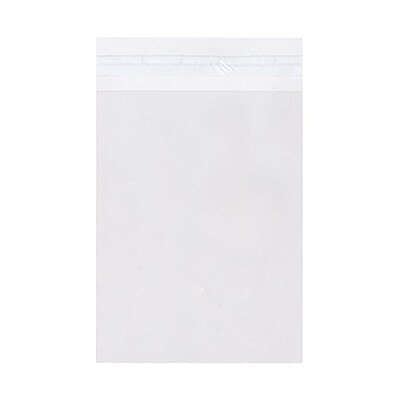 JAM Paper Cello Sleeves with Peel & Seal Closure, A7, 5.4375 x 7.375, Clear, 100/Pack (A7CELLO)