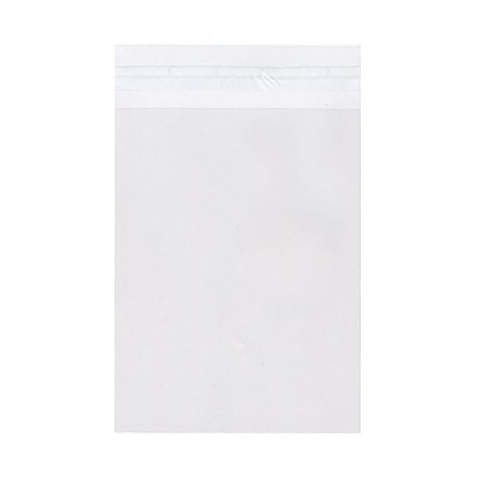 JAM Paper Cellophane Envelope with Peel & Seal Closure, A7, 5.4375 x 7.375, Clear, 100/Pack (A7CELLO)