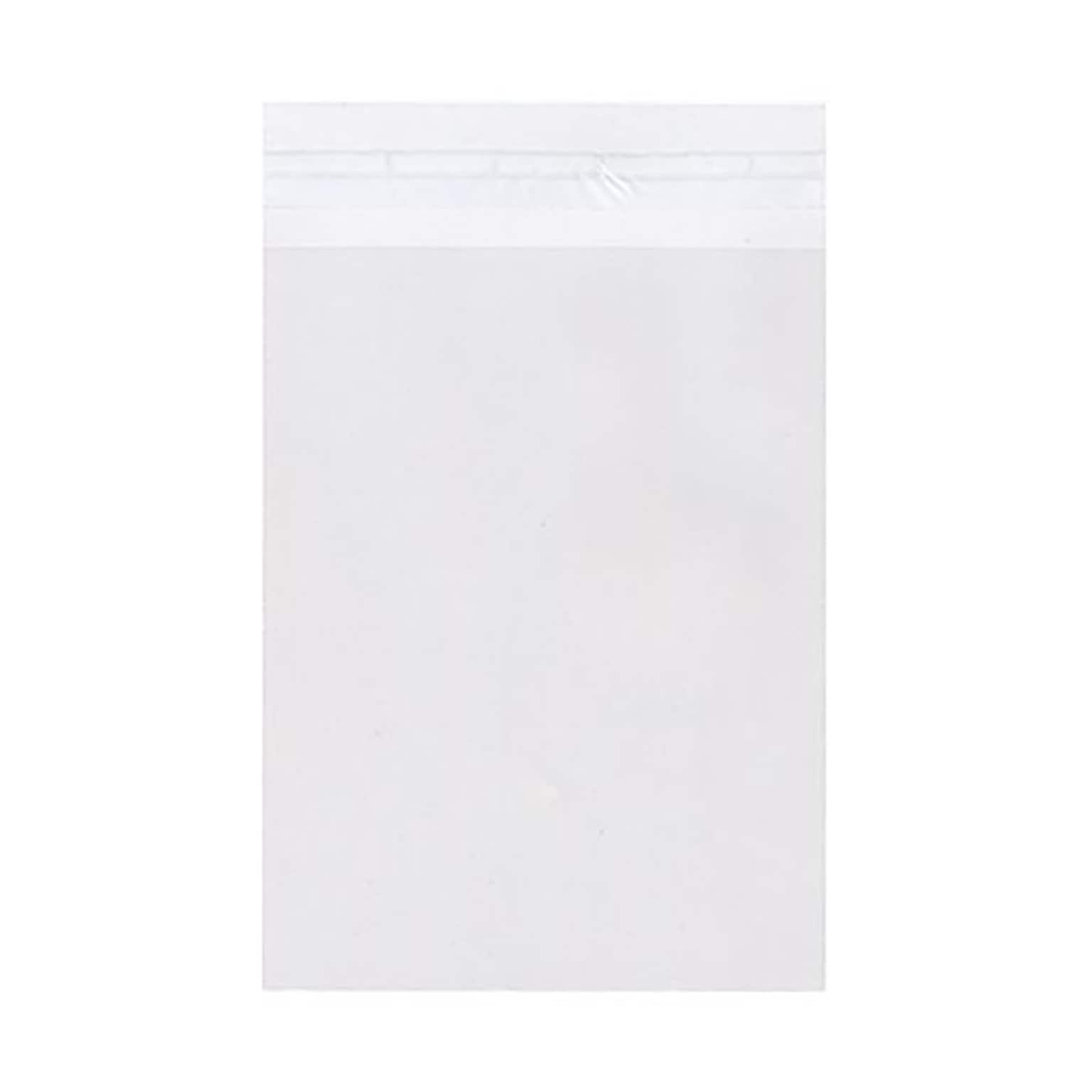 JAM Paper Cello Sleeves with Peel & Seal Closure, A7, 5.4375 x 7.375, Clear, 100/Pack (A7CELLO)