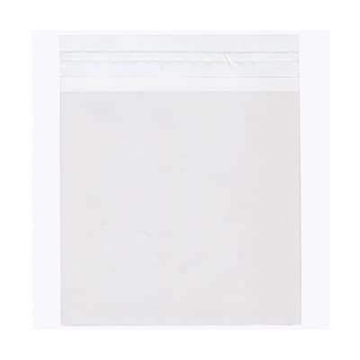 JAM Paper Cello Sleeves with Peel & Seal Closure, 5.25 x 5.25, Clear, 100/Pack (5.25X5.25CELLO)