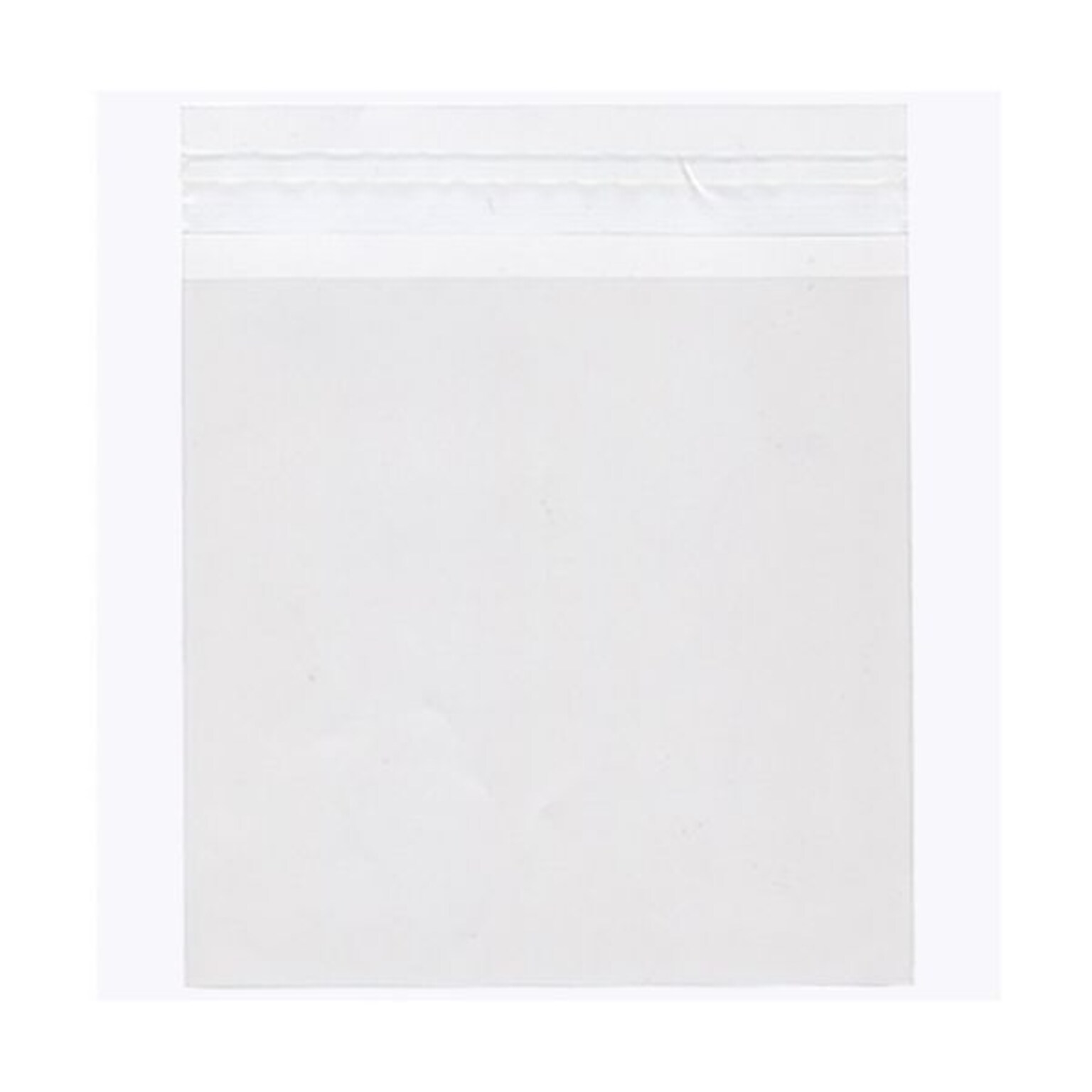 JAM Paper Cellophane Envelope with Peel & Seal Closure, 5.25 x 5.25, Clear, 100/Pack (5.25X5.25CELLO)