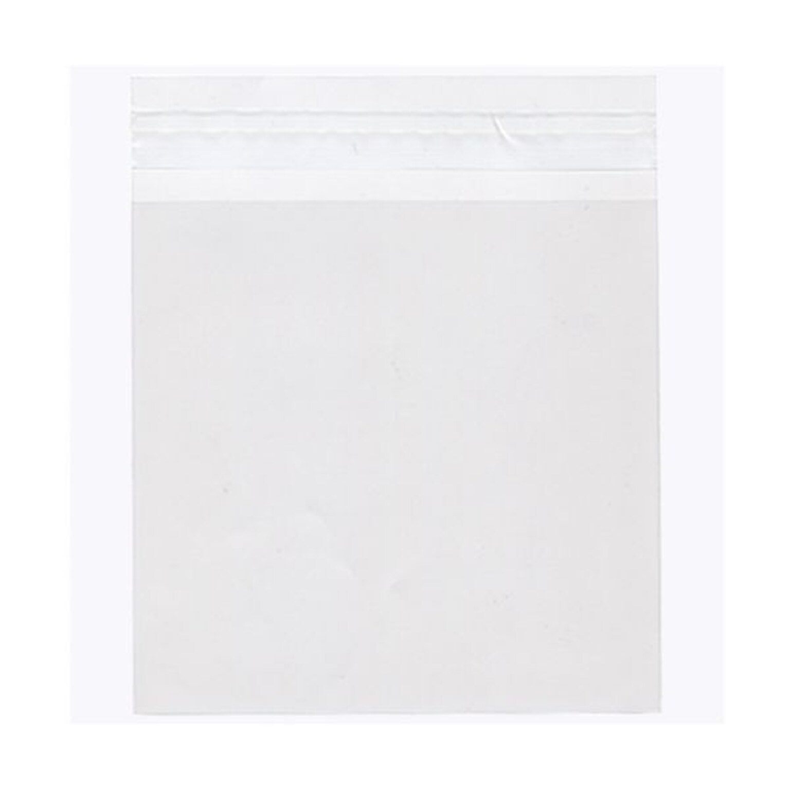 JAM Paper Cello Sleeves with Peel & Seal Closure, 5.25 x 5.25, Clear, 100/Pack (5.25X5.25CELLO)