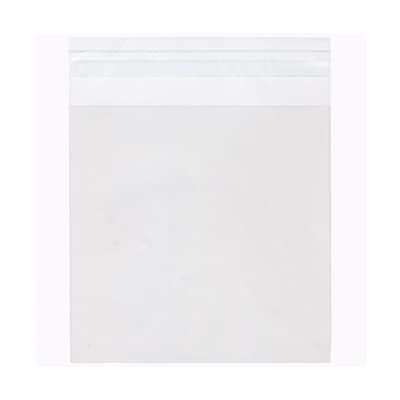 JAM Paper Cello Sleeves with Peel & Seal Closure, 5.75 x 5.75, Clear, 100/Pack (5.75X5.75CELLO)