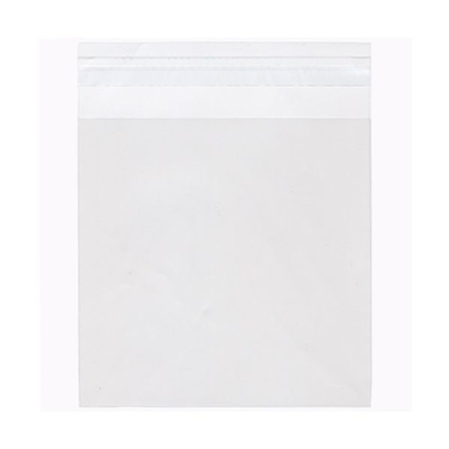 JAM Paper Cellophane Envelope with Peel & Seal Closure, 5.75 x 5.75, Clear, 100/Pack (5.75X5.75CELLO)