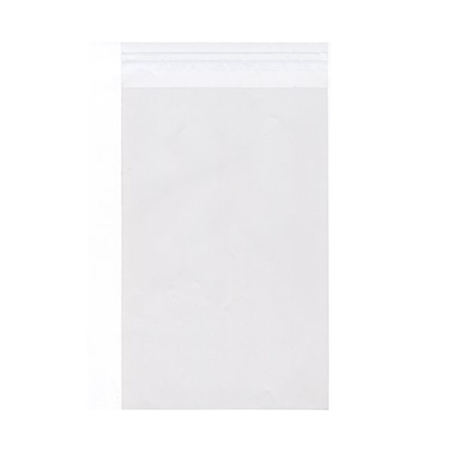 JAM Paper Cello Sleeves with Peel & Seal Closure, 8 7/16 x 10 1/4, Clear, 100/Pack (8X10CELLO)