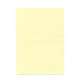 JAM Paper® Blank Foldover Cards, 4bar / A1 size, 3 1/2 x 4 7/8, Ivory Linen, 500/box (309877B)