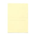 JAM Paper® Blank Foldover Cards, 4bar / A1 size, 3 1/2 x 4 7/8, Ivory Wove Panel, 25/pack (37806087)