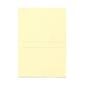 JAM Paper® Blank Foldover Cards, 4Bar A1 Size, 3 1/2 x 4 7/8, Ivory Panel, 100/Pack (309898)