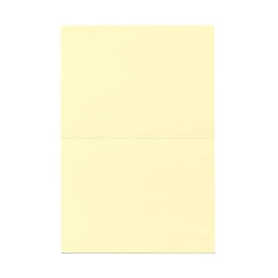 JAM Paper® Blank Foldover Cards, A6 size, 4 5/8 x 6 1/4, Ivory, 25/pack (309920C)