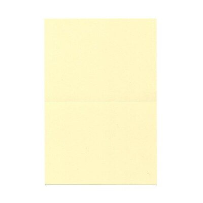 JAM Paper® Blank Foldover Cards, A6 size, 4 5/8 x 6 1/4, Ivory, 25/pack (309920C)