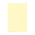 JAM Paper® Blank Foldover Cards, A6 size, 4 5/8 x 6 1/4, 80lb Strathmore Ivory Wove, 25/pack (37806090)