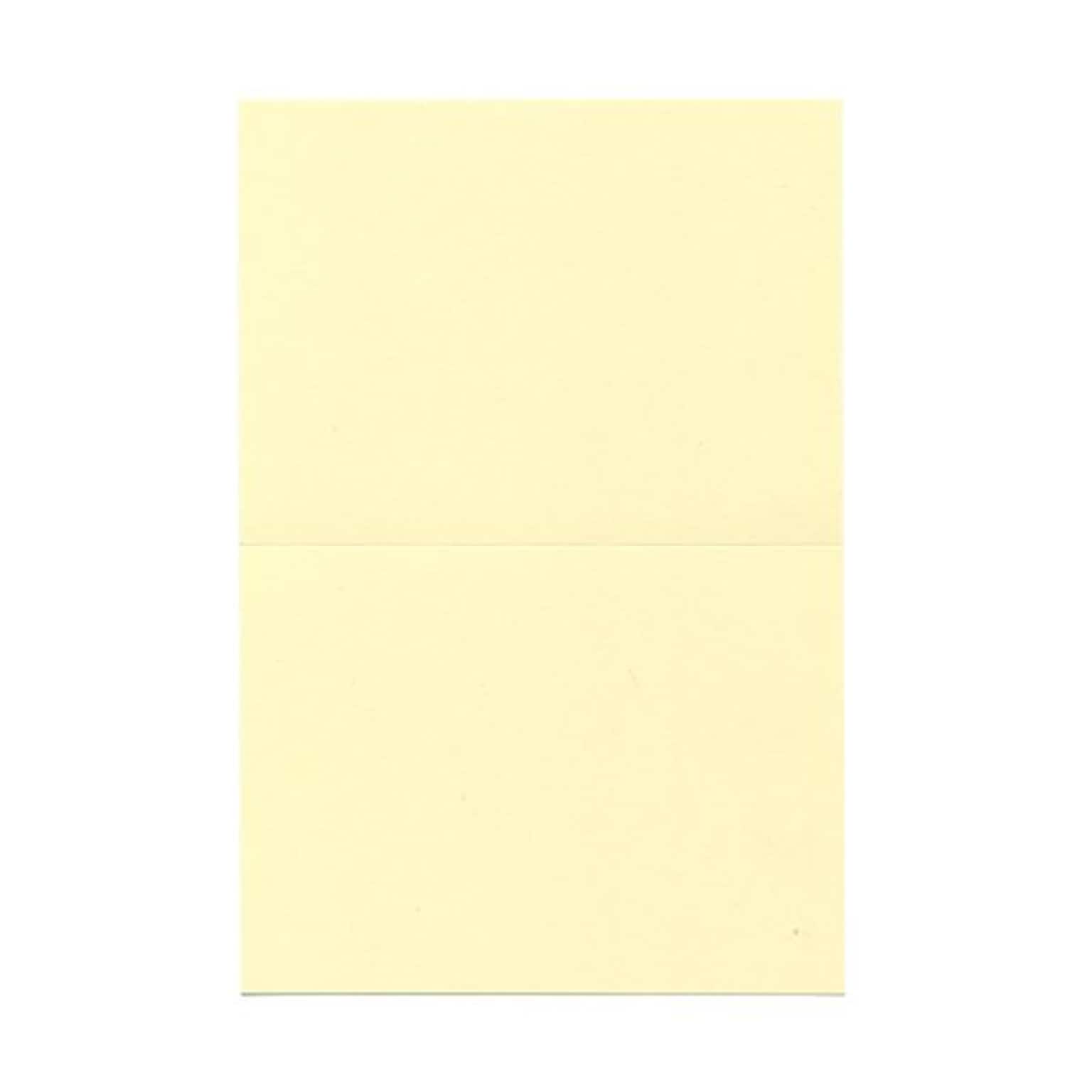 JAM Paper® Blank Foldover Cards, A6 size, 4 5/8 x 6 1/4, Ivory, 25/pack (309920C)