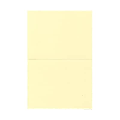 JAM Paper® Blank Foldover Cards, A7 size, 5 x 6 5/8, Ivory, 25/pack (309940C)