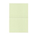JAM Paper® Blank Foldover Cards, A2 size, 4.25 x 5.5, Stardream Metallic Serpentine Green, 50/pack (69313372)