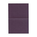 JAM Paper® Blank Foldover Cards, A6 size, 4 5/8 x 6 1/4, Stardream Metallic Ruby Purple, 50/pack (6935529)