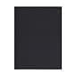 JAM Paper 80 lb. Cardstock Paper, 8.5" x 11", Black, 50 Sheets/Pack (6293359)