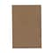 JAM Paper® Blank Foldover Cards, A6 Size, 4 5/8 x 6 1/4, Brown Kraft Paper Bag Recycled, 25/Pack (53