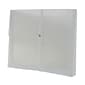 JAM Paper® Plastic Envelope with Elastic Band Closure, 9.75 x 13 with 2.625 Inch Expansion, Clear, Sold Individually (218E25CL)