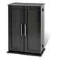 Prepac™ Locking Media Storage Cabinet With Shaker Doors, Black