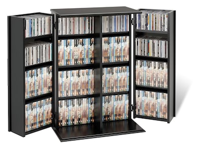 Prepac™ Locking Media Storage Cabinet, Black (BVS-0136)