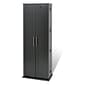 Prepac™ Grande Locking Media Storage Cabinet With Shaker Doors, Black