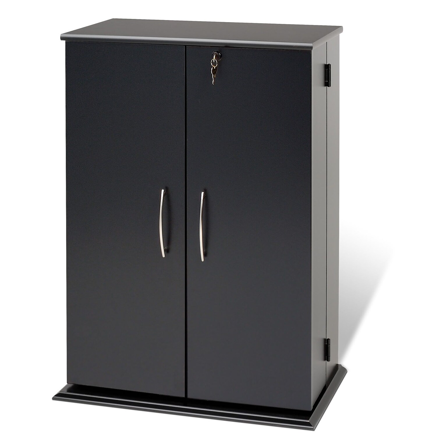 Prepac™ Locking Media Storage Cabinet, Black (BVS-0136)